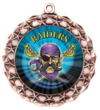 2" Insert Holder Medal – Antique Gold Custom Award Medal