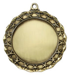 2" Insert Holder Medal – Antique Gold Custom Award Medal