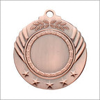 Insert Medal – Antique Finish (1" Custom Center with Star Design)
