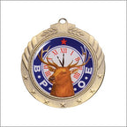 2½" Insert Medal – Antique Gold, Silver & Bronze Award Medal