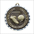 Antique Soccer Medal 2" – Gold, Silver & Bronze Award Medal