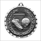 Antique Soccer Medal 2" – Gold, Silver & Bronze Award Medal