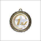 Antique Place Medal Set 2" – 1st, 2nd & 3rd Place Award Medals