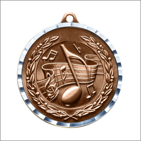 Antique Music Medal 2" – Gold, Silver & Bronze Award Medal