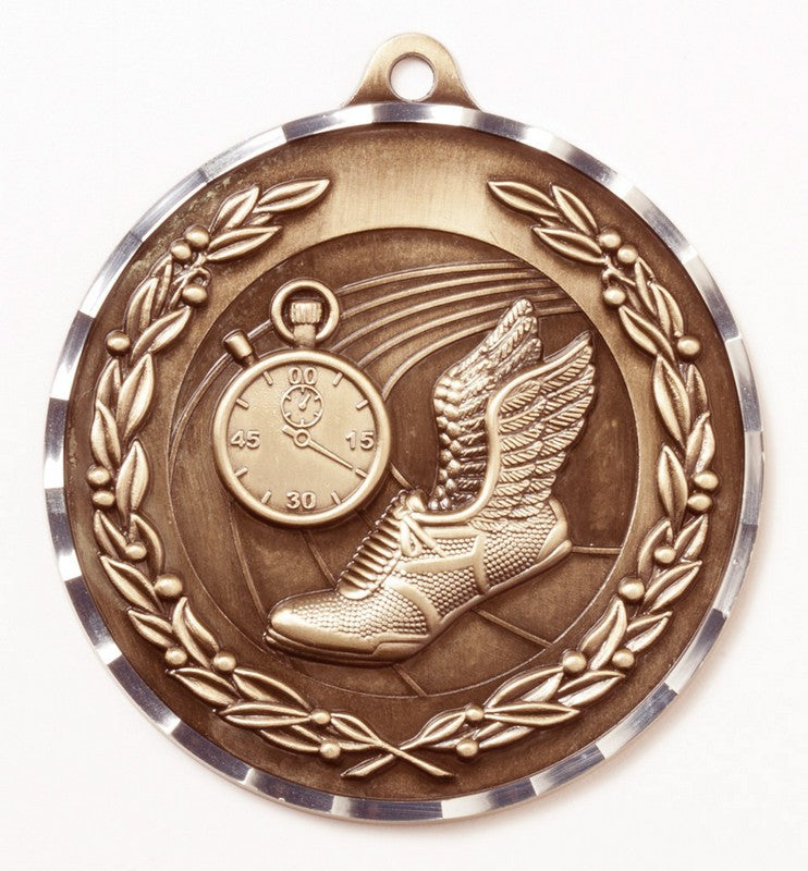 Track & Field Medal – Antique Finish (2.75" Large Medal)