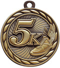 5K Marathon Medal – Antique Gold Finish (2.5”)