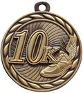 10K Marathon Medal – Antique Gold Finish (2.5”)