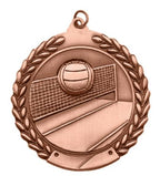 Volleyball Medal 2¾" – Gold, Silver & Bronze Award Medal