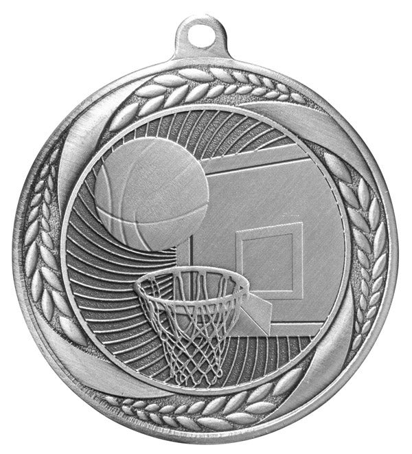 Basketball Medal – Antique Finish (2.5”)