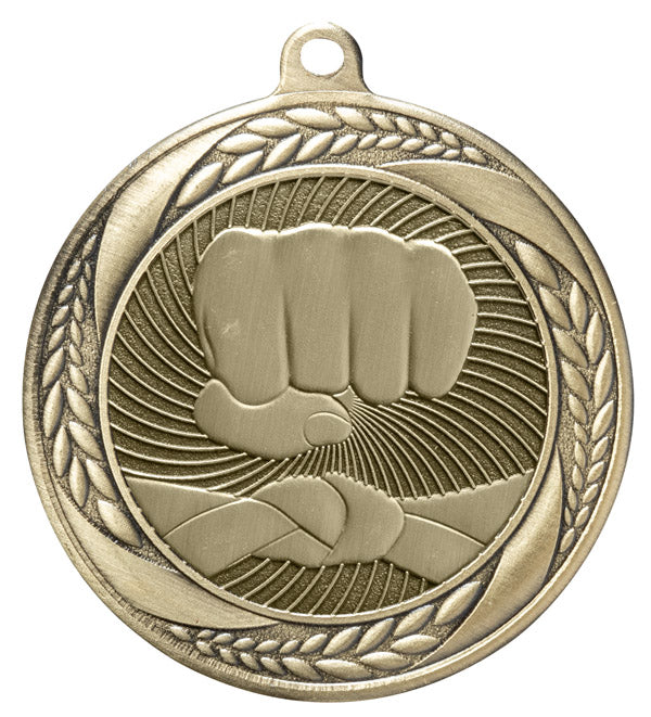 Karate Medal – Antique Finish (2.5”)