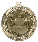 Lamp of Knowledge Medal – Antique Finish (2.5”)