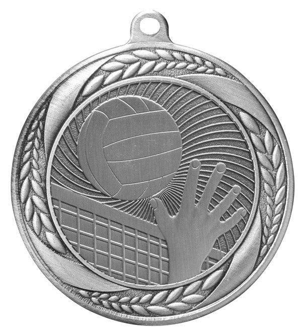 Volleyball Medal – Antique Finish (2.5”)