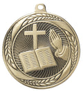 Church Medal – Antique Gold Finish (2.5”)