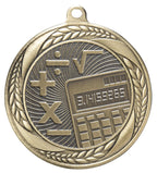 Math Medal – Antique Finish (2.5”)