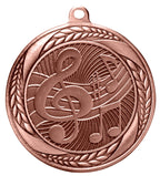 Music Note Medal – Antique Finish (2.5”)