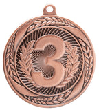 1st, 2nd, & 3rd Place Medal – Antique Gold Finish (2.5”)
