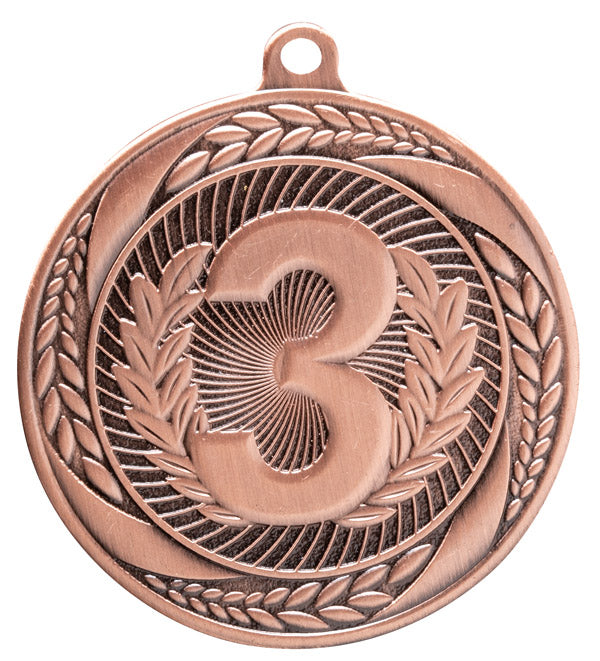 1st, 2nd, & 3rd Place Medal – Antique Gold Finish (2.5”)