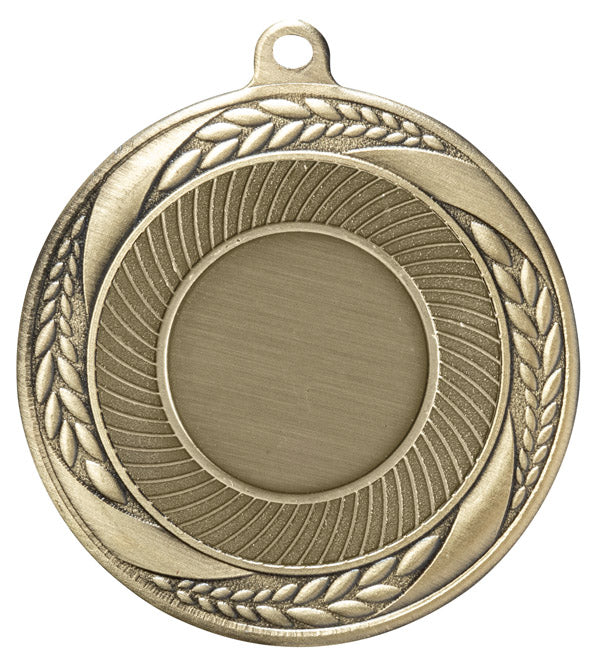 1” Insert Holder Medal – Antique Gold Finish (2.5”)
