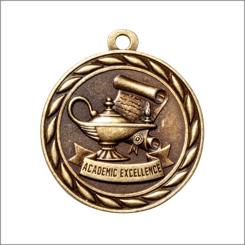 Academic Excellence Medal – Antique Finish (2.25”)