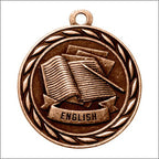 Scholastic English Medal – Antique Finish (2.25”)