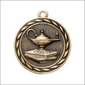 Scholastic Lamp of Knowledge Medal – Antique Finish (2.25”)