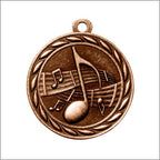 Scholastic Music Medal – Antique Finish (2.25”)