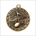 Scholastic Music Medal – Antique Finish (2.25”)
