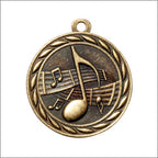 Scholastic Music Medal – Antique Finish (2.25”)