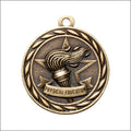 Scholastic Physical Education Medal – Antique Gold Finish (2.25”)