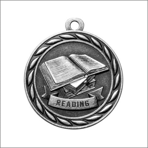 Scholastic Reading Medal – Antique Finish (2.25”)
