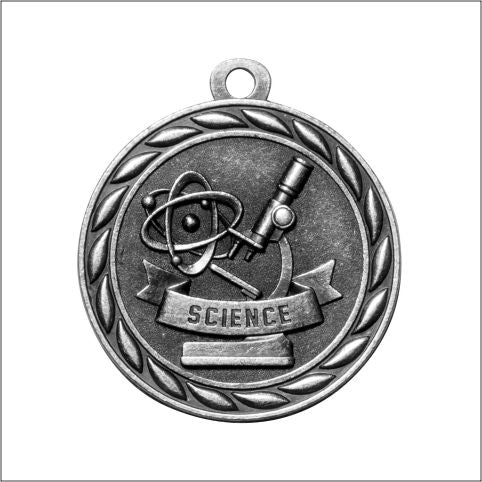 Scholastic Science Medal – Antique Finish (2.25”)