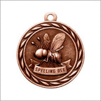 Scholastic Spelling Bee Medal – Antique Finish (2.25”)