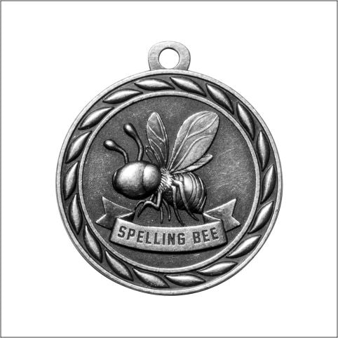 Scholastic Spelling Bee Medal – Antique Finish (2.25”)