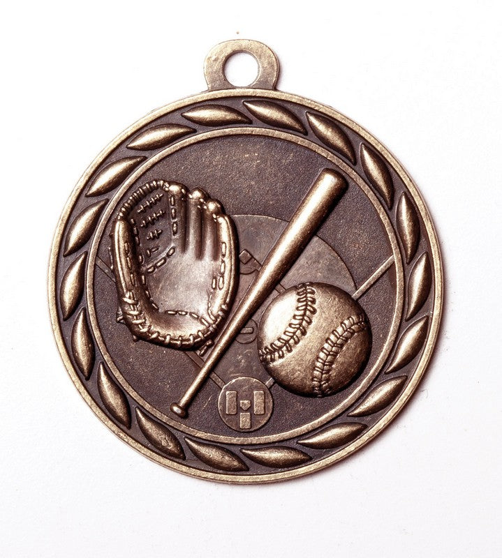 Baseball Medal – Antique Finish (2.25”)