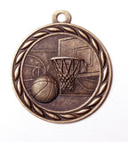Basketball Medal – Antique Finish (2.25”)