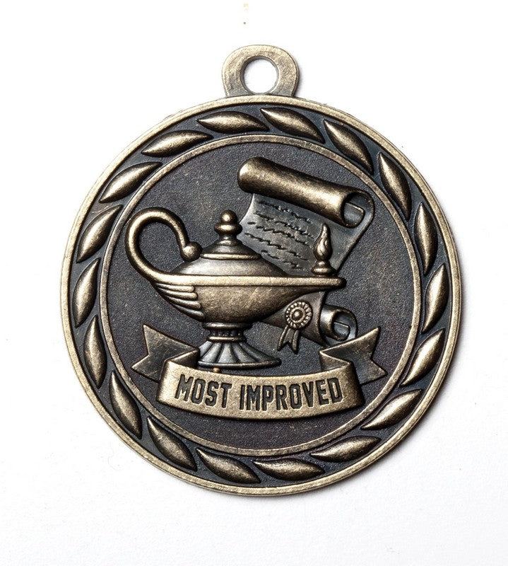 Most Improved Medal – Antique Finish (2.25”)