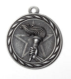 Victory Torch Medal – Antique Finish (2.25”)