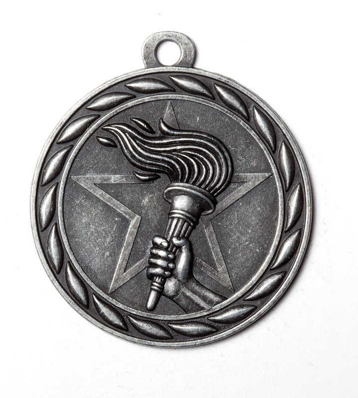 Victory Torch Medal – Antique Finish (2.25”)