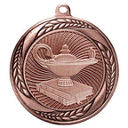 Lamp of Knowledge Medal – Antique Finish (2.5”)