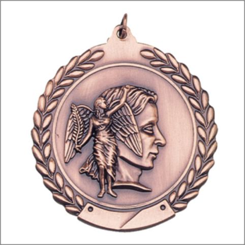 Achievement Medal – Antique Finish (1.75" - Classic Laurel Design)
