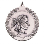 Achievement Medal – Antique Finish (1.75" - Classic Laurel Design)