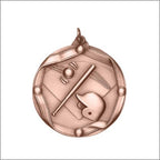 Baseball Medal – Antique Finish (2” Premium)