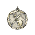 Baseball Medal – Antique Finish (2” Premium)