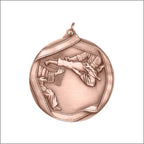 Karate Medal – Antique Finish (2¼” Premium)