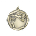 Karate Medal – Antique Finish (2¼” Premium)