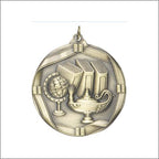 Lamp of Knowledge Medal – Antique Finish (2.25” Premium)