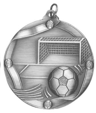 Soccer Medal – Antique Finish (2.25” Premium)