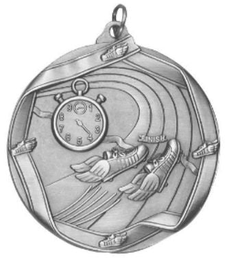 Track & Field Medal – Antique Finish (2¼” Premium)