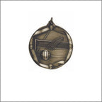 Volleyball Medal – Antique Finish (2¼” Premium)