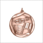 Band Medal – Antique Finish (2¼” Premium)